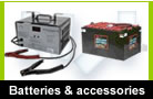 battery, charges & accessories